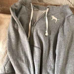 VS Pink zip up hoodie